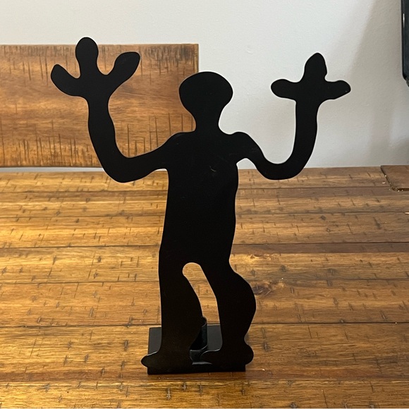 Vintage Rare 1993 Anna Efverlund Ikea Shadow Figure Metal Candleholder - Picture 4 of 7